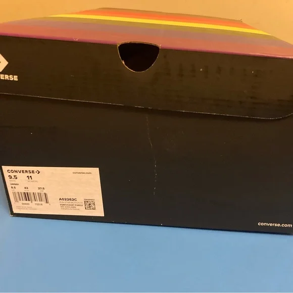 LAST PAIR!  CONVERSE RUN STAR MOTION PLATFORM PRIDE - Picture 4 of 8